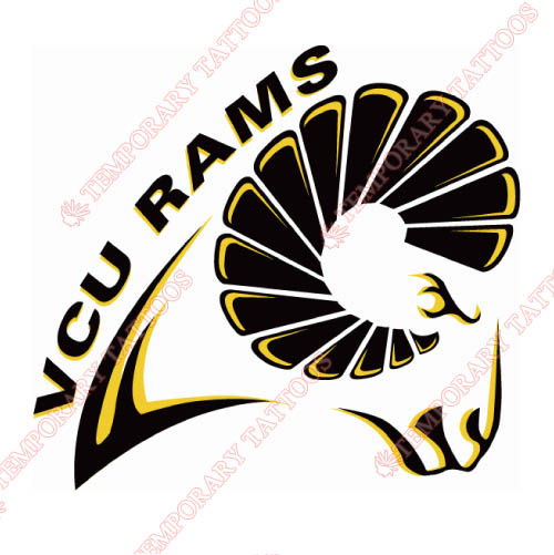 Virginia Commonwealth Rams Customize Temporary Tattoos Stickers NO.6855